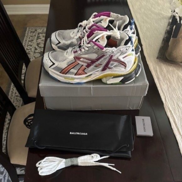Balenciaga Runners Multi Color Size 44 Men Sneakers - Picture 1 of 4